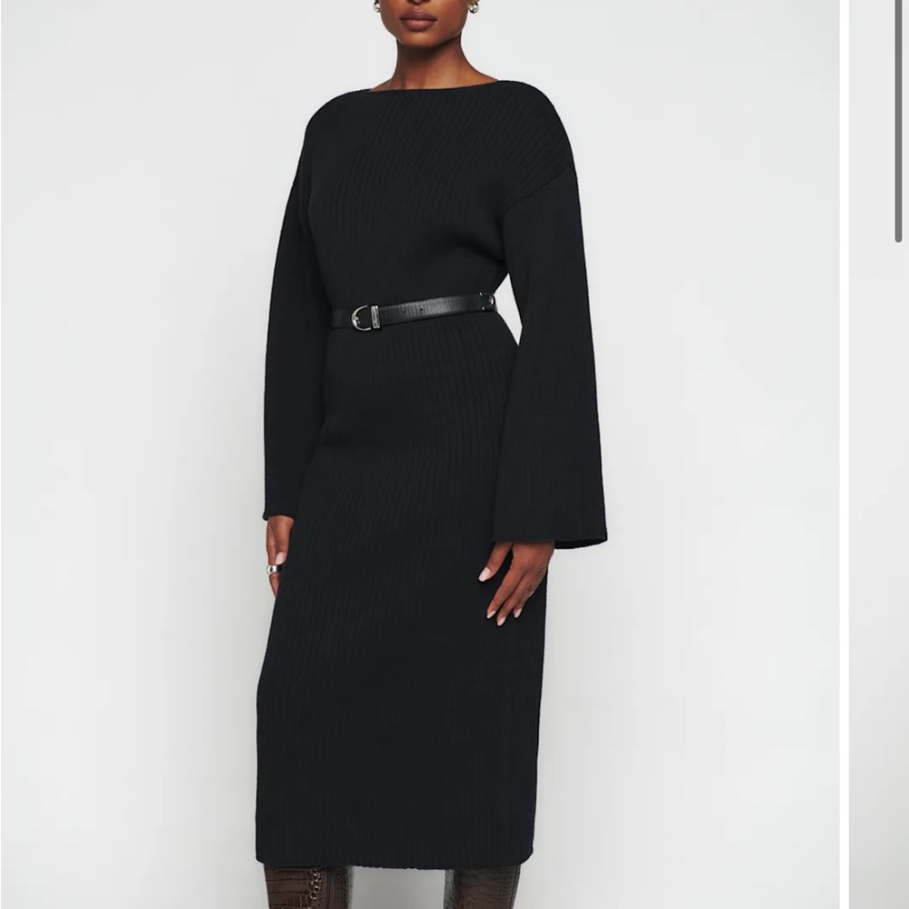 Reformation Lyndsey Cotton Sweater Dress! Brand new never worn! Size small!